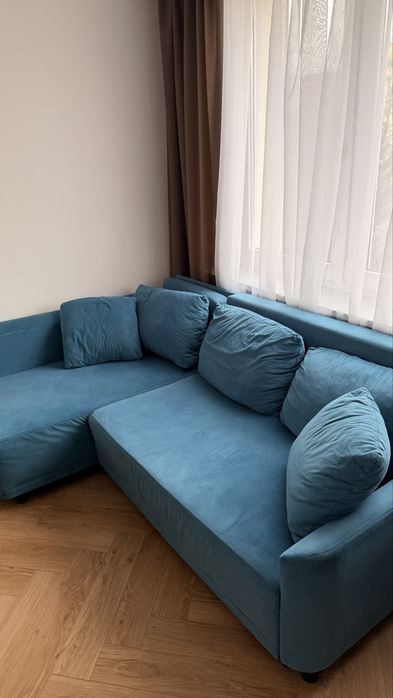 Dwustronny narożnik z funkcją spania 203 cm