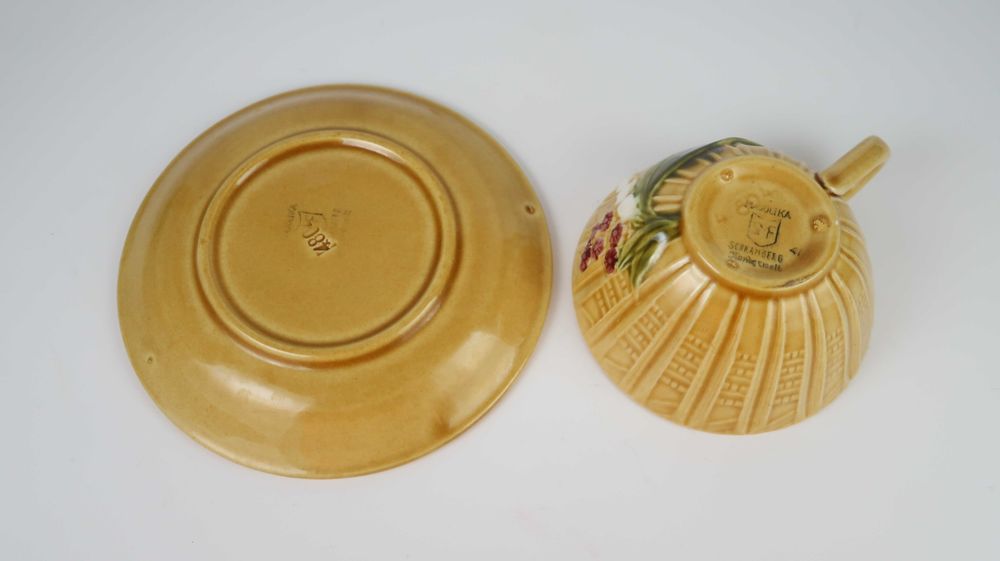 Conjunto de cerâmica majólica Smf Schramberg - Alemanha Ocidental