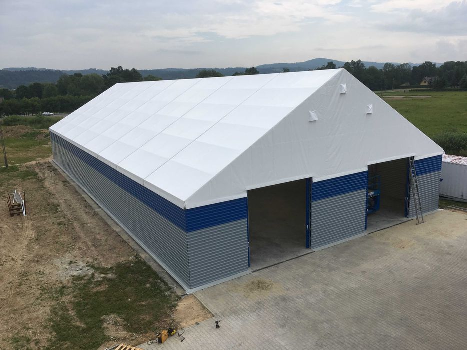 Hala namiotowa 40x20x4m, Hala magazynowa, Ujeżdżalnia dla koni