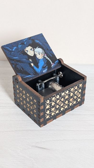 Ходячий замок шарманка аниме деревянная музыкальная шкатулка музыка