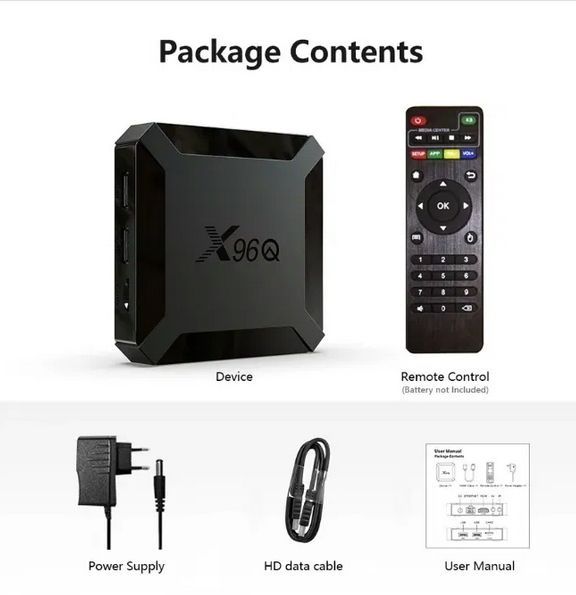 TV box 4 GB/32GB, android 13, excelente desempenho nova na caixa