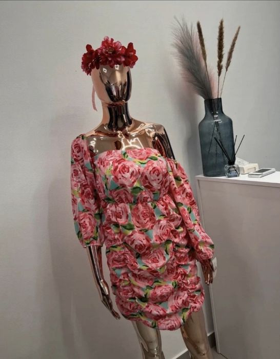 Sukienka hiszpanka w kwiaty NOWA