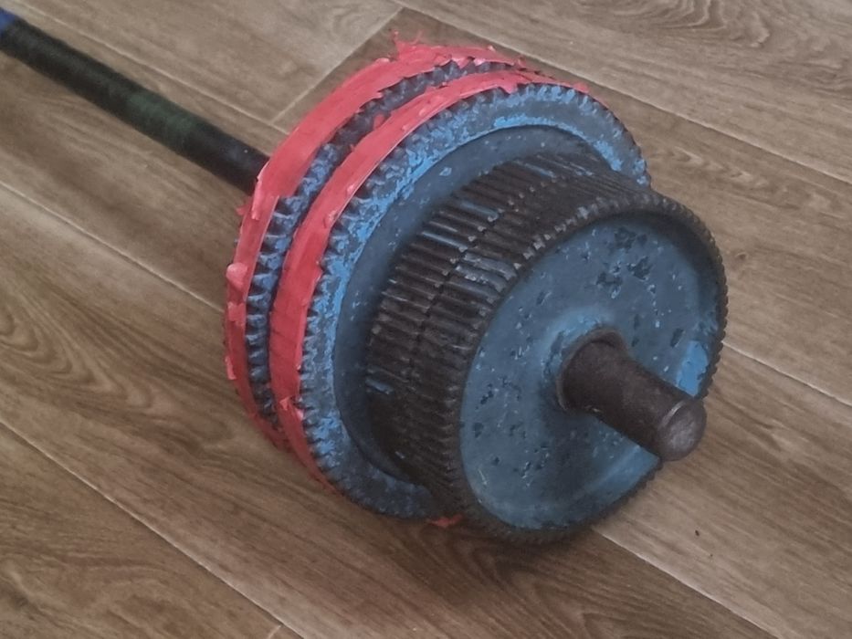 Штанга диски блини гантелі суперштанга