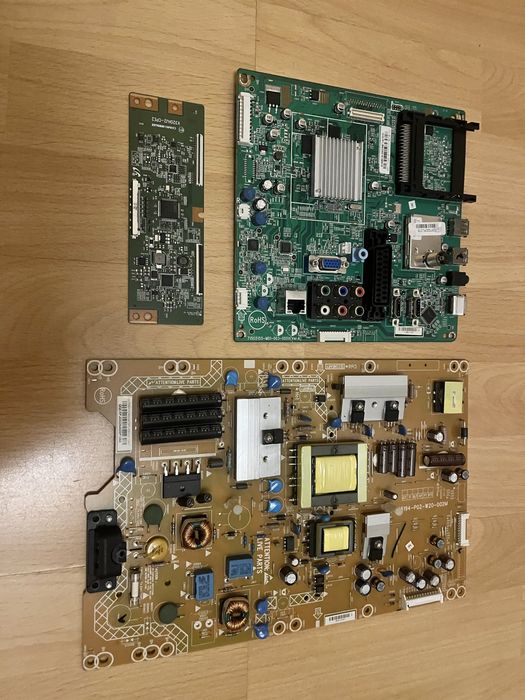 Płyta główna Main, zasilacz, T-Con zestaw, Philips, 32, 42 cale, LED
