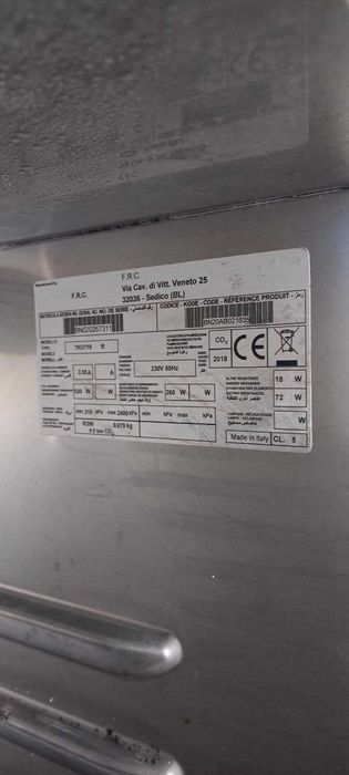 Морозильна шафа FRIULINOX TKU719, б/у