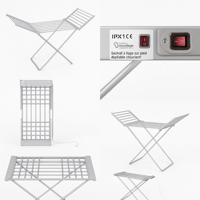 Сушка для білизни електрична Clothet Dry з обігрівом бічних крил