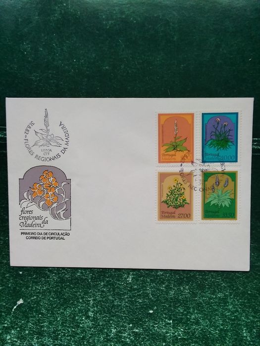 1982 FDC Flores Regionais Da Madeira MNH **