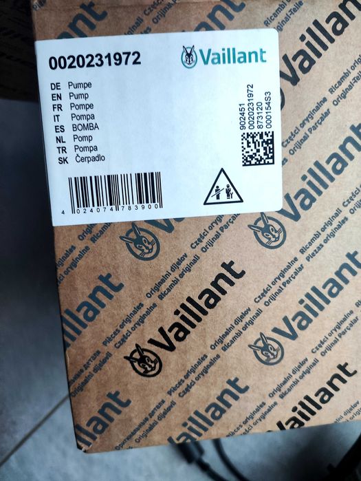 Pompa Vaillant Wilo z kotła dwufunkcyjnego