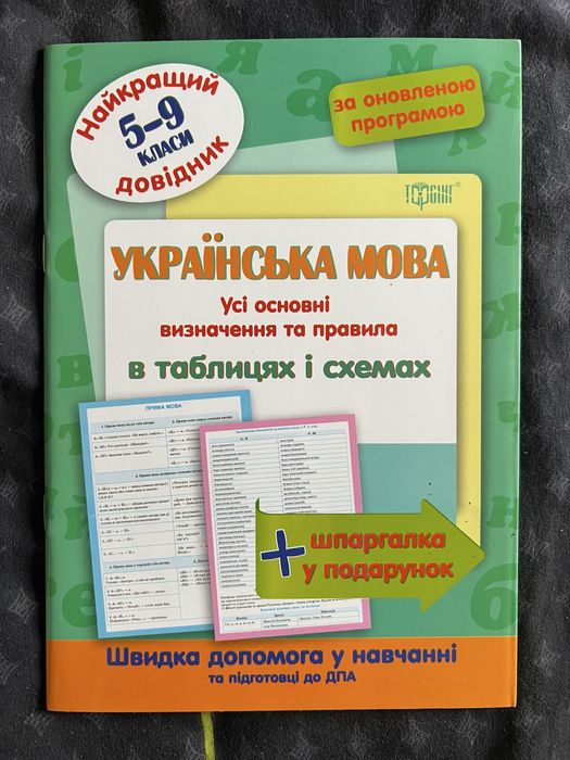 Довідник з української мови 5-9 класи