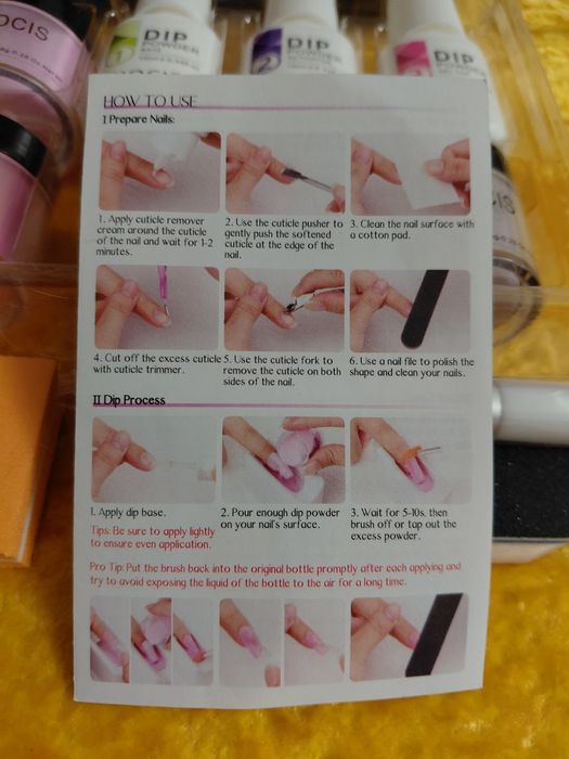 Пудровий набір для манікюру