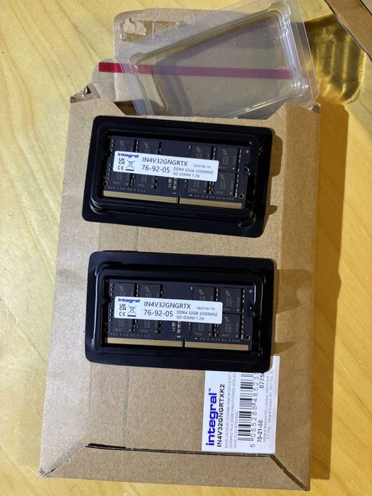 Integral 64GB DDR4 SODIMM 3200Mhz (2x32Gb)