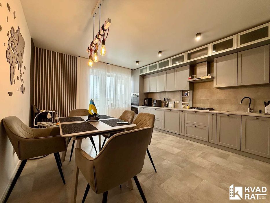 Укомплектована 3кім квартира з якісним ремонтом в ЖК Ювілейний!