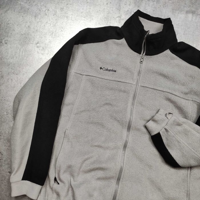 MĘSKA Bluza PREMIUM Suwak Ocieplona Thermal Polar Fleece Columbia Haft