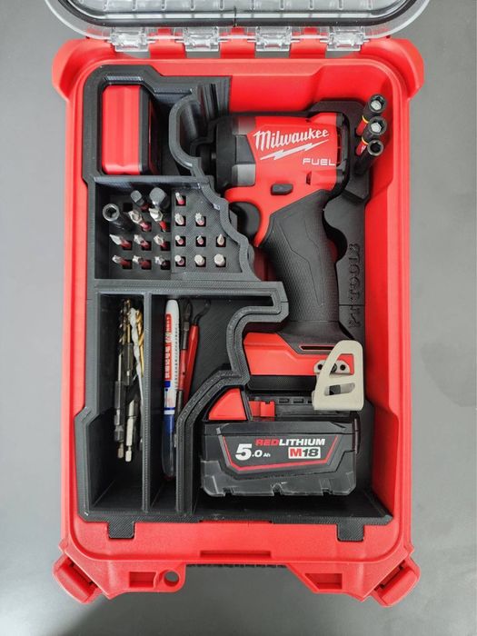 Molde para aparafusadeira impacto m18 milwaukee