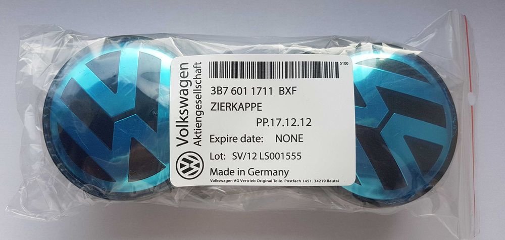 oryginalny dekielek VW 65mm ASO dekle kapsle 1szt