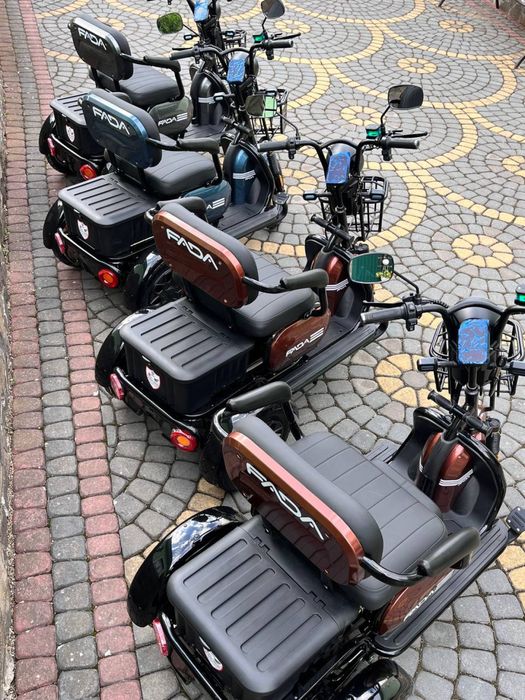електро трайк тРИЦИКЛ скутер на три колеса fada Oldi 1000w Доставка