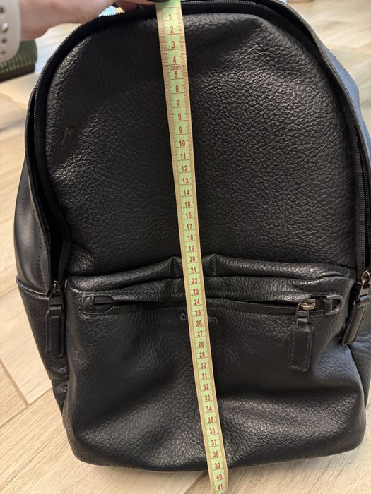 Бу кожанный мужской рюкщак calvin klein