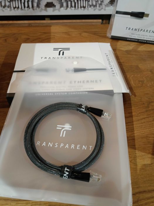 Transparent Ethernet kabel cyfrowy