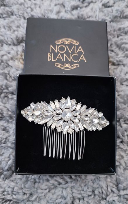Grzebień ślubny Novia Blanca