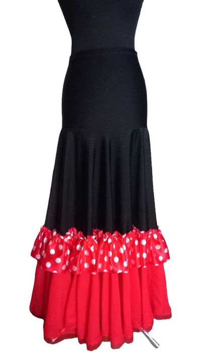 В наявності
Спідниця для танців фламенко, розмір 46-50, максі