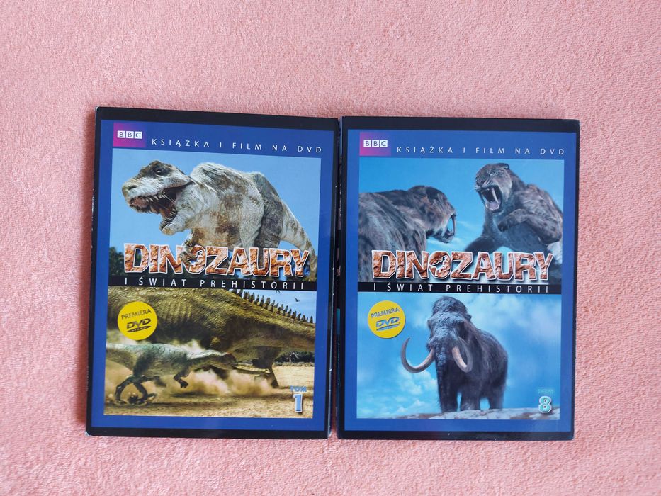 Dwa filmy kolekcji Dinozaury i świat Prehistorii