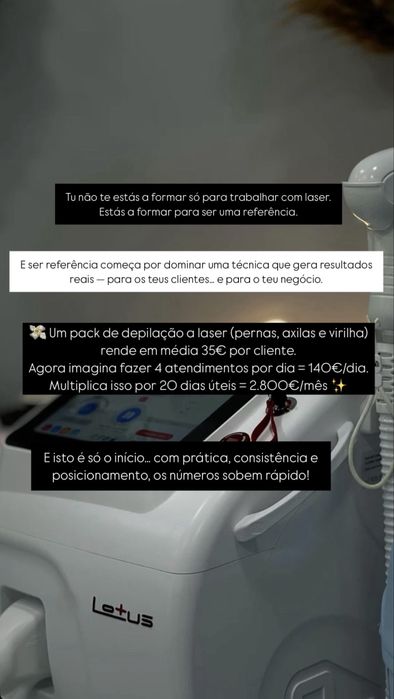 Laser Díodo 4 Ondas disponível para aluguer