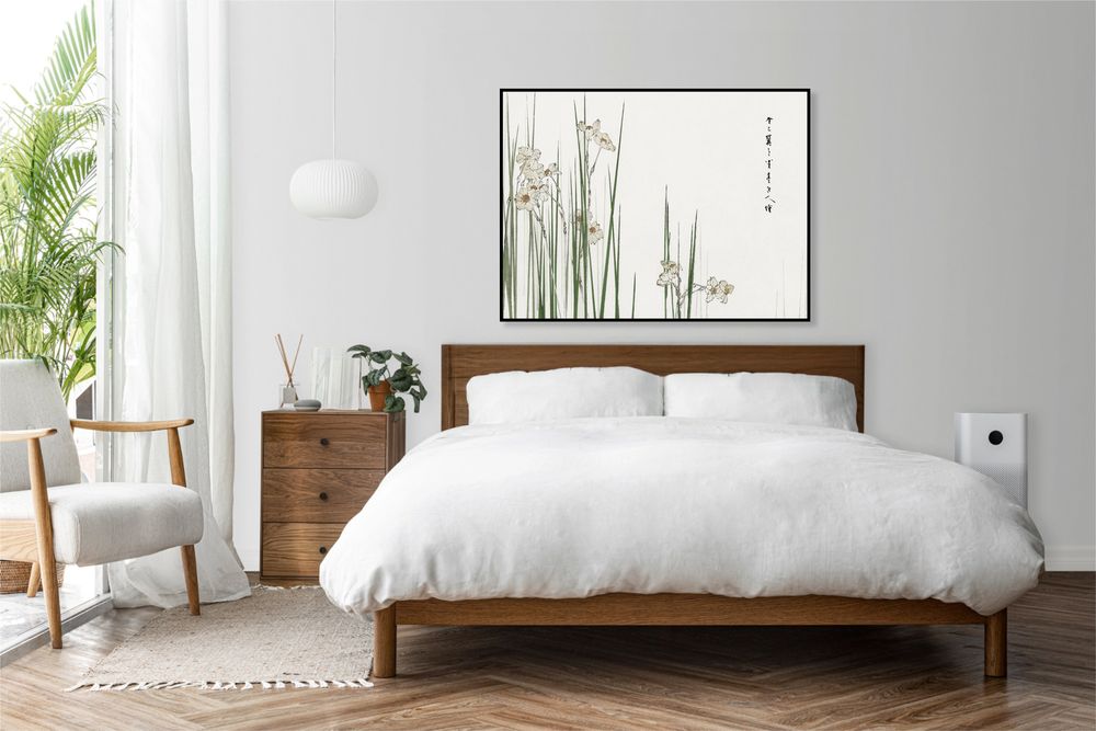 Plakat 30x20cm Jonquil, Bijutsu Sekai Japoński Vintage