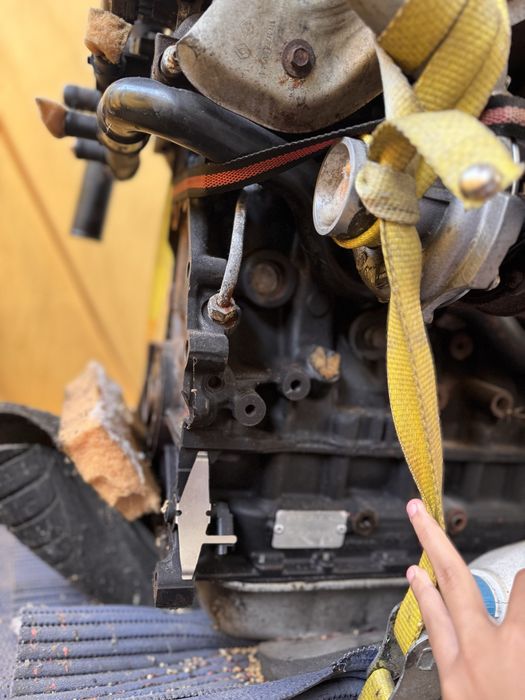Motor c/ junta da cabeça queimada