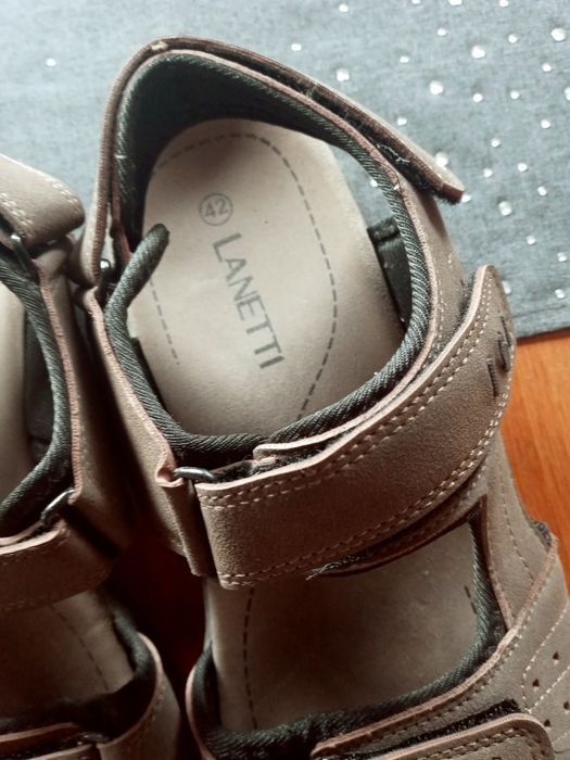 Sandaly 42 meskie bez rzepy lekkie CCC