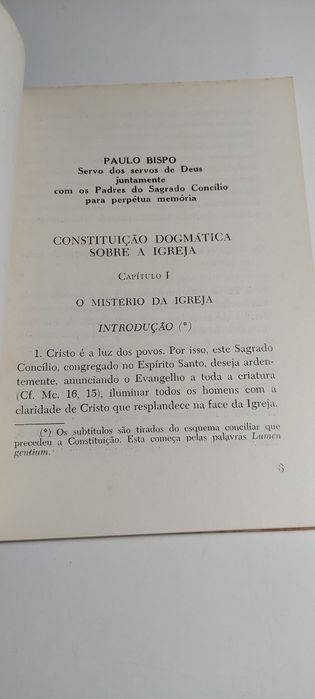 Constituição Dogmática sobre a Igreja (Concílio Ecuménico Vaticano II)