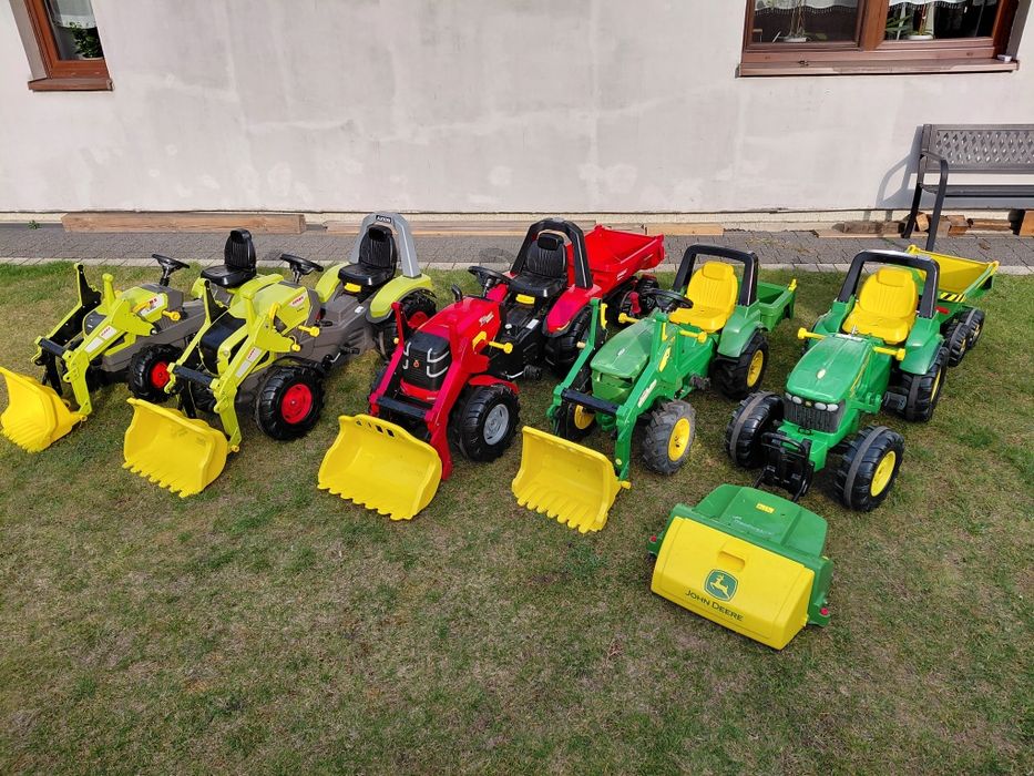 Rolly toys traktory John Deere, Claas, Case