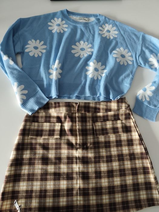 Sweter, spódniczka hause r.S