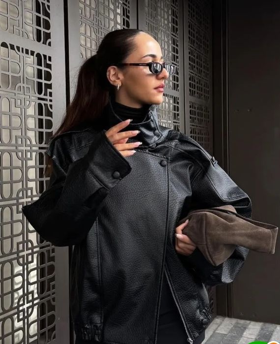 Стильна куртка косуха  в стилі  Zara