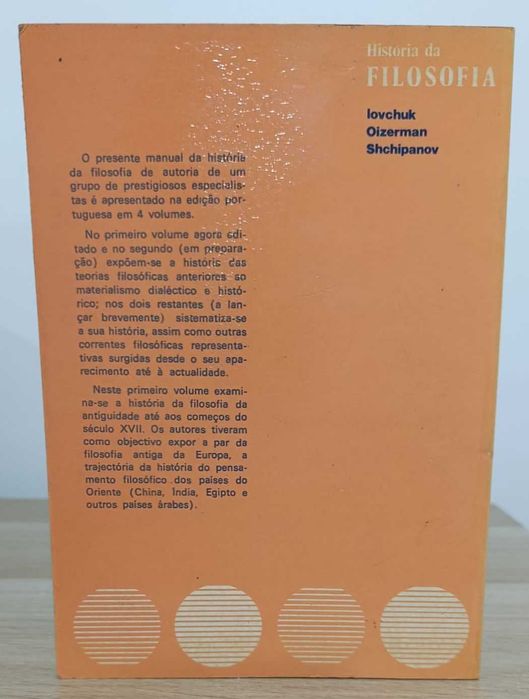 Historia da Filosofia de Iovchuk Oizerman Shchipanov