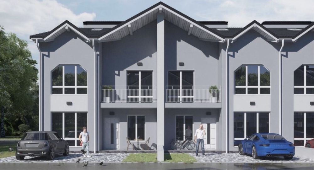 Стильний таунхаус 105 м² біля парку. Газ. Розтермінування