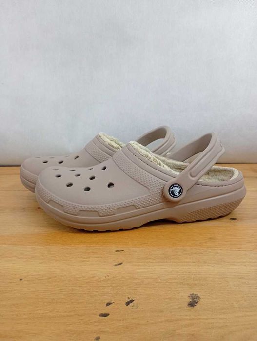 Klapki Crocs Classic Lined Clog M7/W9 Mushroom/Bone, 39/40