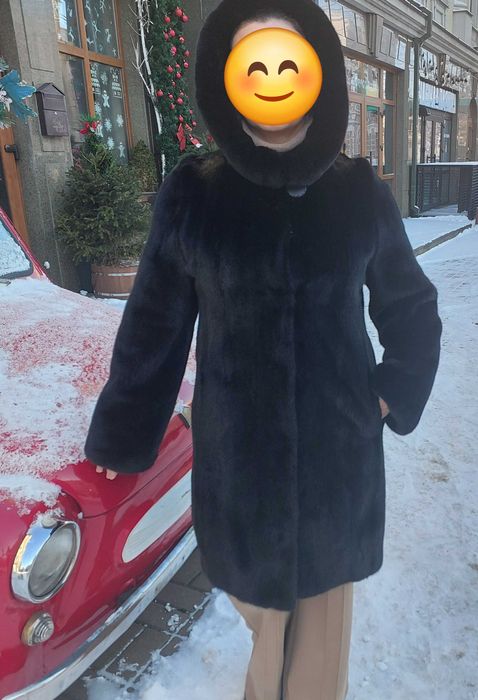 Шуба норка Blacknafa, 48-50 укр.розмір, 110 довжина