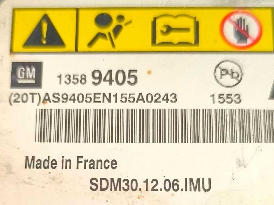 Centralina Airbag 13589405 - OPEL ADAM