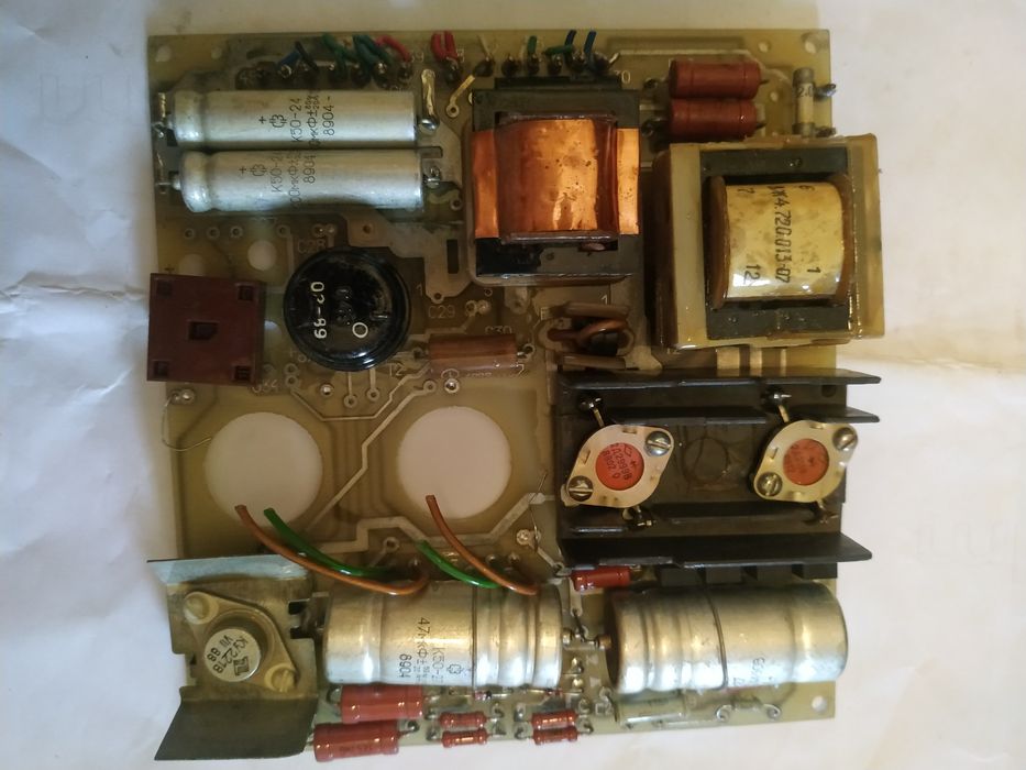 Радиодетали на плате