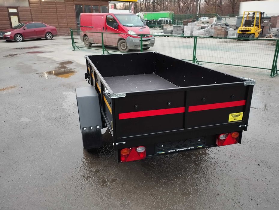 Новий бортовий причіп на 1500кг, легковий причіп, прицеп, причеп.