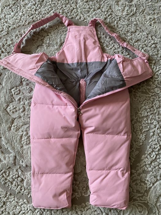 Дитячий/зимовий/зимний/комбінезон/пух/на/дівчинку/девочку 90-120