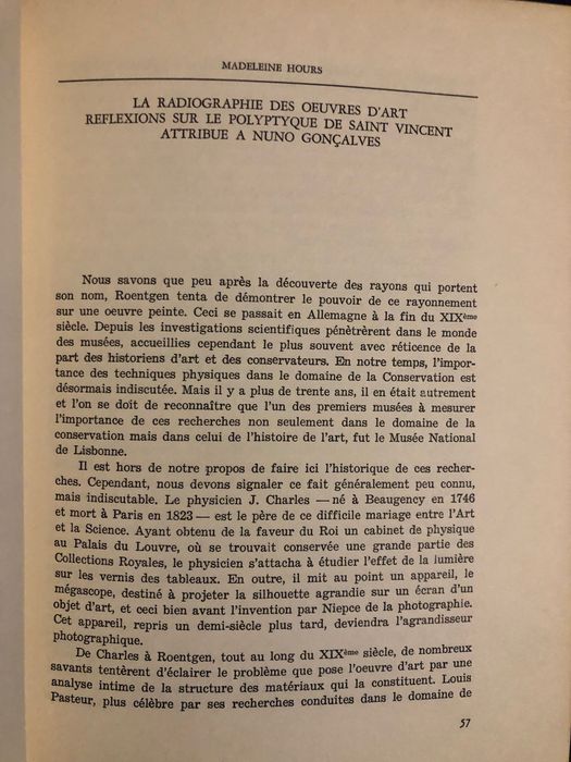 João Couto, In Memoriam. Painéis de Nuno Gonçalves