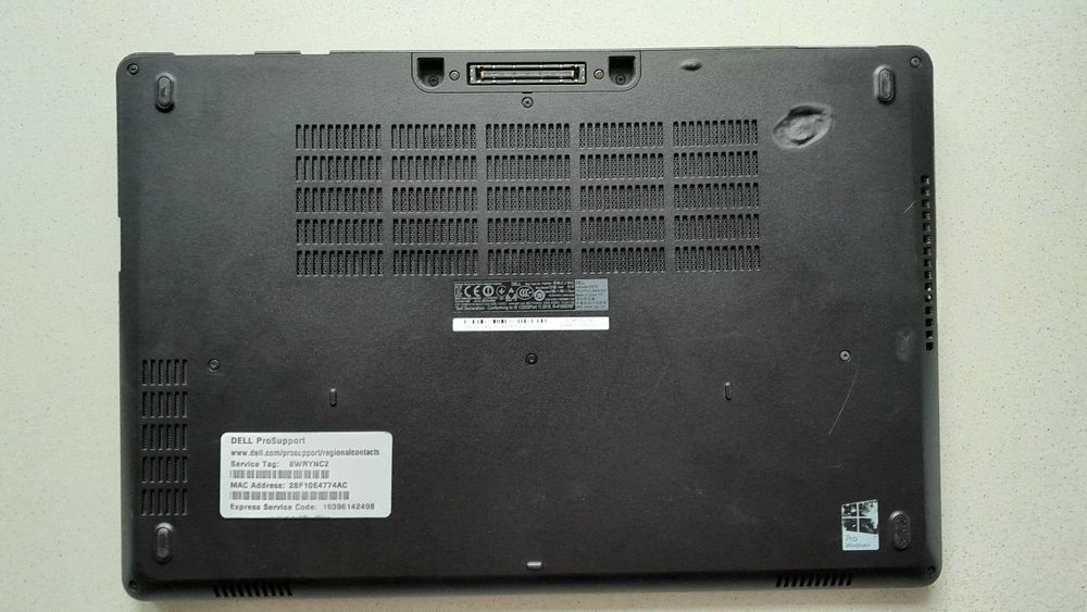 Laptop Dell E5570 Intel Core i5-6300U CPU 2,40 GHz 15,6"