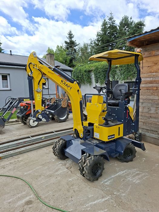 Prace ziemne mini traktorem i mini koparką