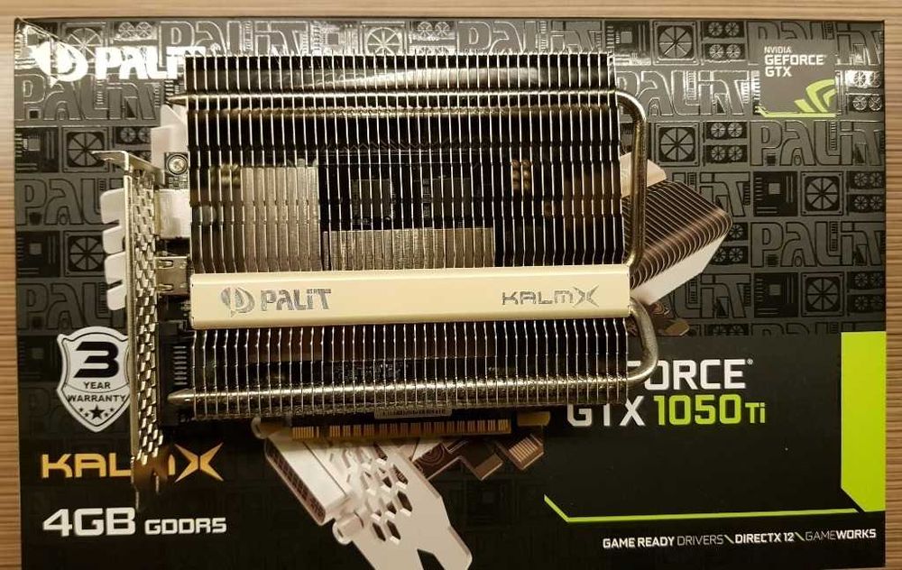 GeForce Palit GTX 1050 Ti KalmX 4GB - PASYWNA