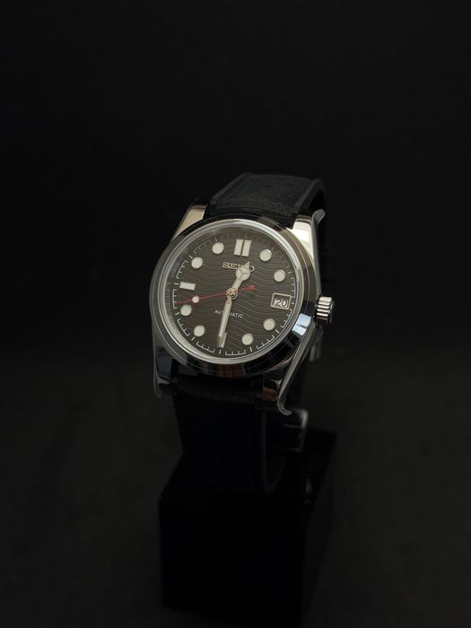 Relogio Automatico Seiko Mod Black Seamaster