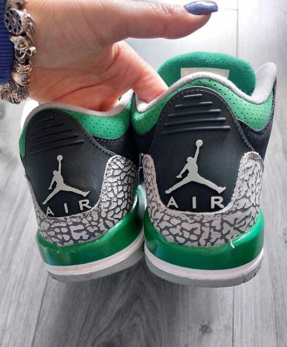 Air jordan retro 3 pine green gs