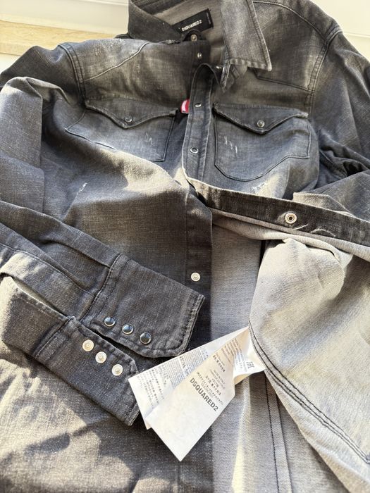 Camisa dsquared2 em ganga