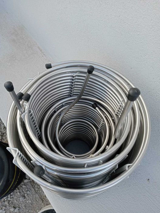 4 Serpentinas em inox