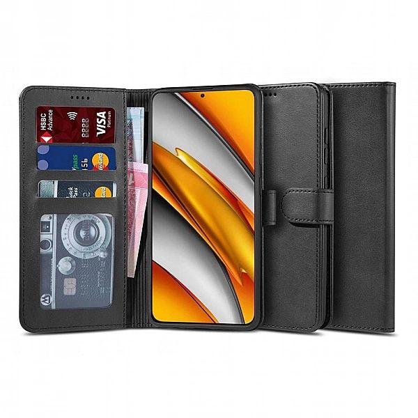 Etui Wallet II + Szkło Pełne do Xiaomi Poco F3